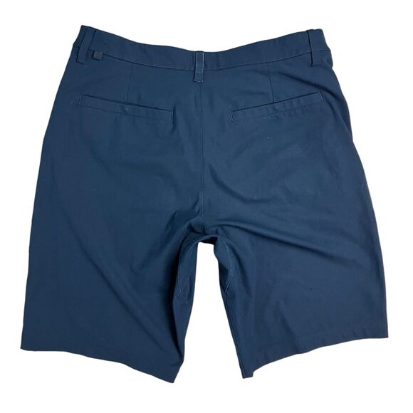 Lululemon Commission Shorts Men 31 Blue Relaxed Warpstreme ABC Chino *READ* - Picture 4 of 6